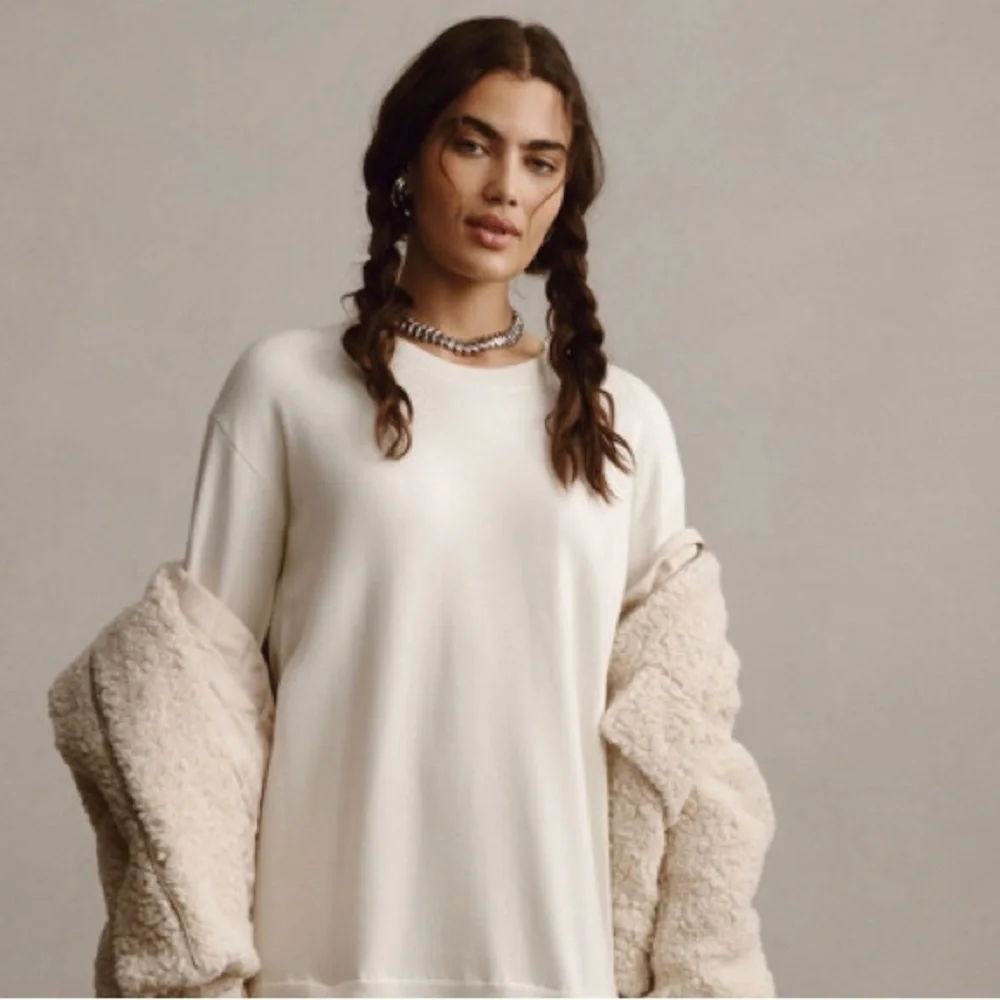 Anthropologie Long-Sleeve Crew Neck Mockable Pleated Maxi Jumper Dress - Picture 10 of 14